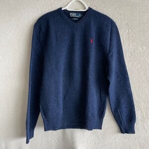 Polo by Ralph Lauren Lambswool V-Neck Sweater.